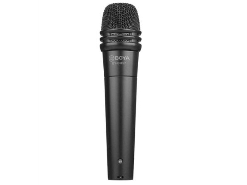 Ръчен микрофон BOYA BY-BM57 - динамичен, инструментален, XLR