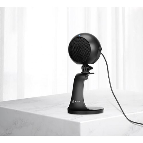 Настолен микрофон BOYA BY-PM300, 3.5mm/USB-C