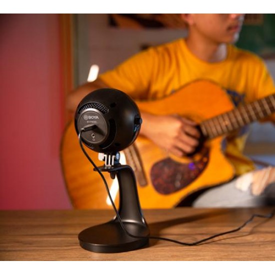 Настолен микрофон BOYA BY-PM300, 3.5mm/USB-C