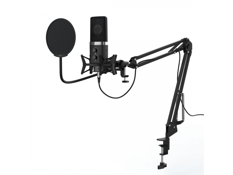 Настолен микрофон HAMA uRage Stream 900 HD Studio, Черен