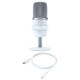 Настолен микрофон HyperX SoloCast, USB, Бял