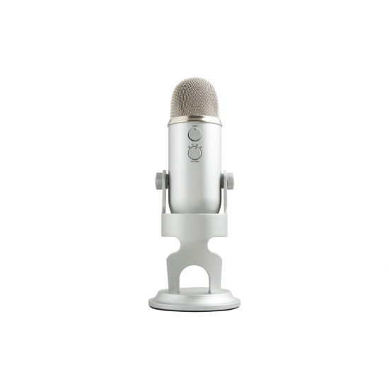 Настолен микрофон Logitech Blue YETI - Silver