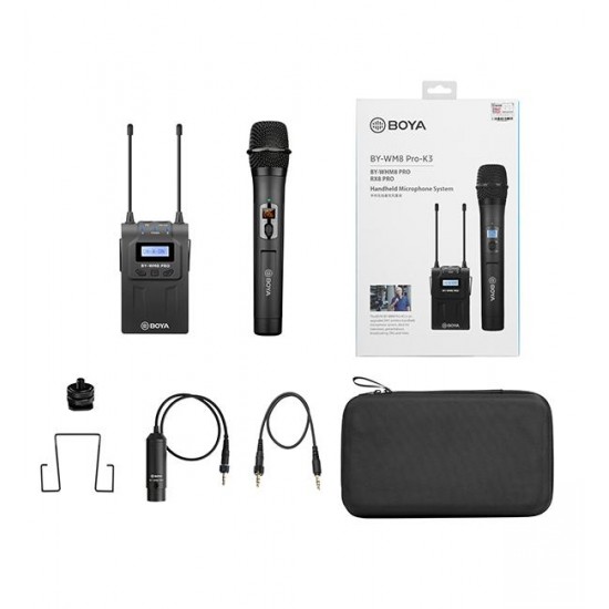 Безжичен микрофон с предавател BOYA BY-WM8 PRO K3