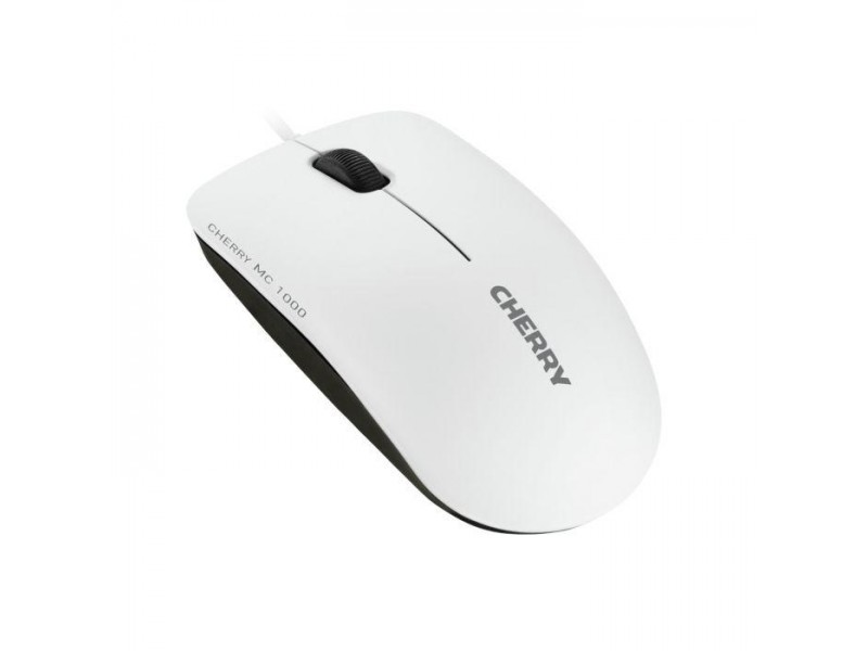 Жична мишка CHERRY MC 1000, Бял, USB
