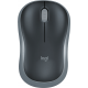 Безжична оптична мишка LOGITECH M185, Сива, USB