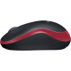 Безжична оптична мишка LOGITECH M185, Червена, USB