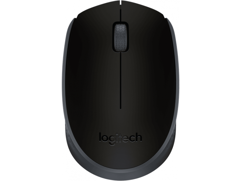 Безжична оптична мишка LOGITECH M171, Черна, USB