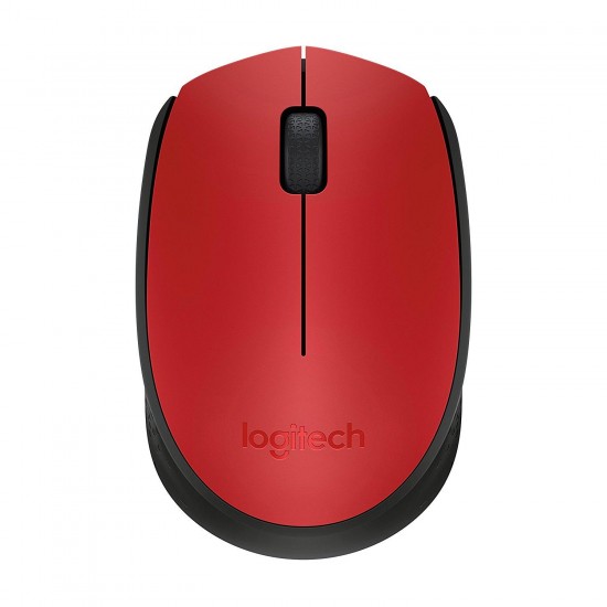 Безжична оптична мишка LOGITECH M171, Червен, USB