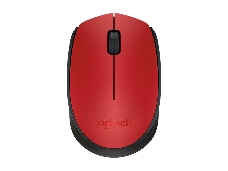 Безжична оптична мишка LOGITECH M171, Червен, USB