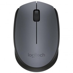 Безжична оптична мишка LOGITECH M170, Сива, USB