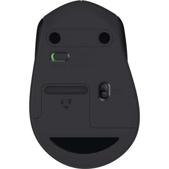 Безжична оптична мишка LOGITECH B330 Silent Plus, Черна, USB