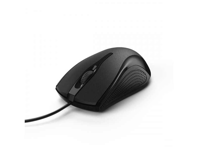 Оптична мишка HAMA MC-200, кабел 1.5 м, USB, 1200 dpi, 3 бутона, Черен