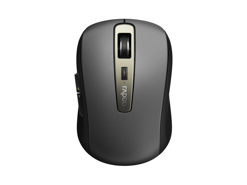 Безжична оптична мишка RAPOO MT350, Multi-mode, Bluetooth & 2.4Ghz, Черен