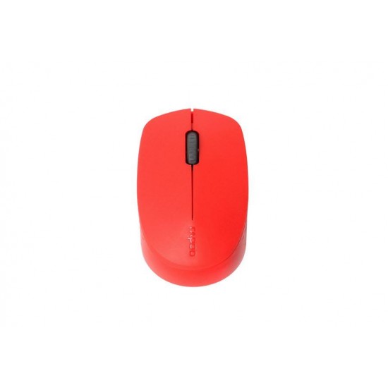 Безжична оптична мишка RAPOO M100 Silent, Multi-mode, безшумна, Червен
