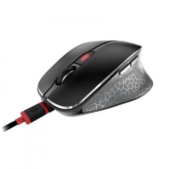 Безжична мишка CHERRY MW 8C ERGO, USB, Bluetooth/2.4Ghz, Черна