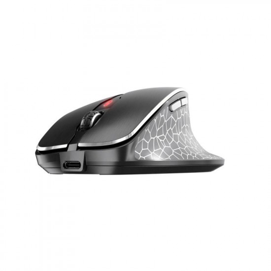 Безжична мишка CHERRY MW 8C ERGO, USB, Bluetooth/2.4Ghz, Черна