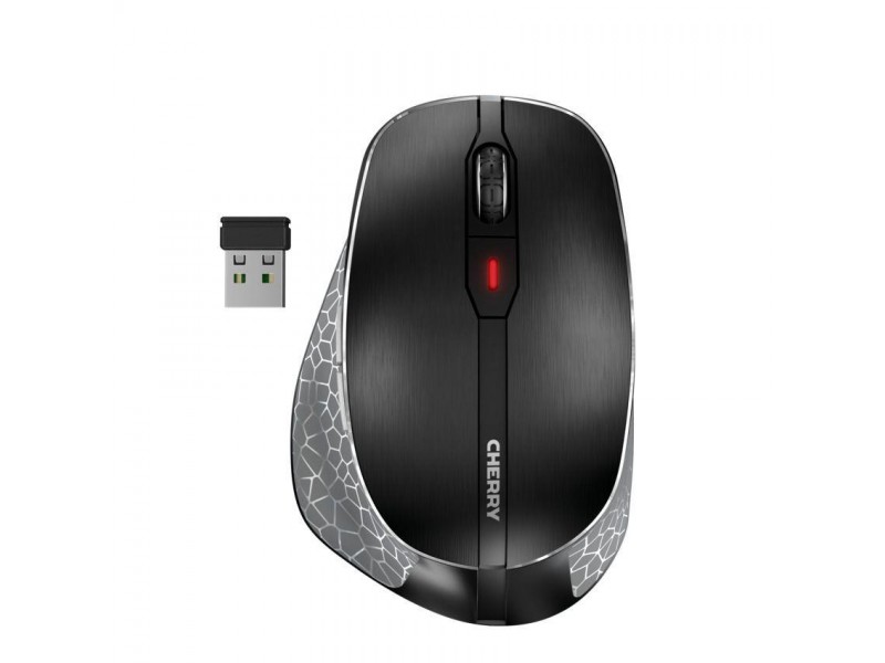 Безжична мишка CHERRY MW 8C ERGO, USB, Bluetooth/2.4Ghz, Черна