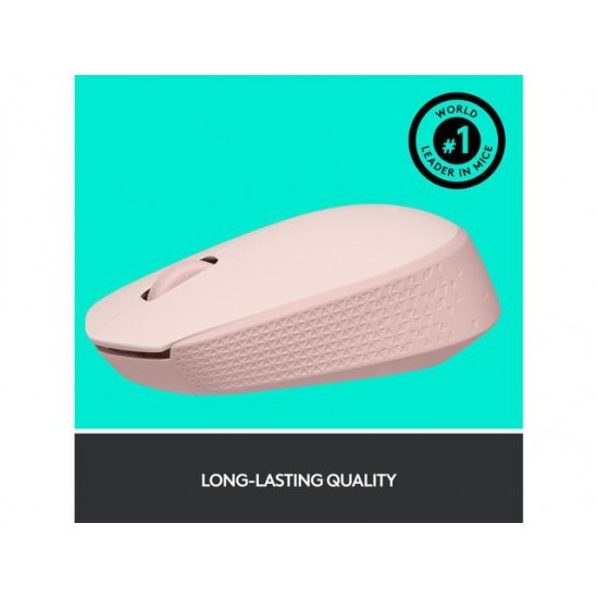 Безжична оптична мишка LOGITECH M171, USB, Розов