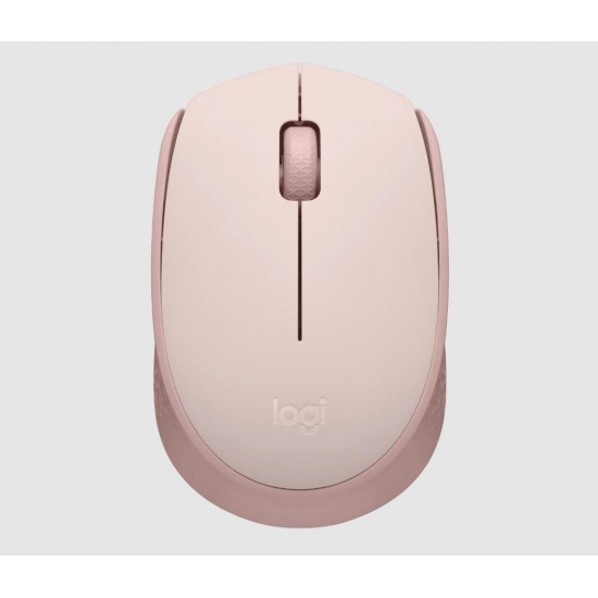 Безжична оптична мишка LOGITECH M171, USB, Розов