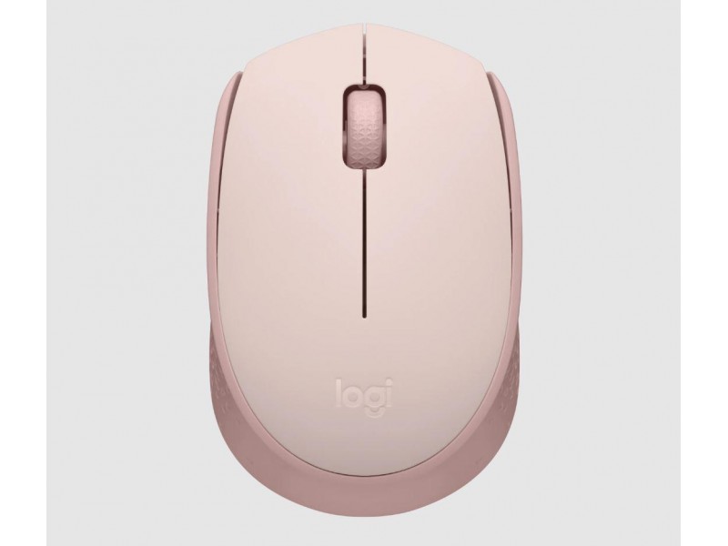 Безжична оптична мишка LOGITECH M171, USB, Розов