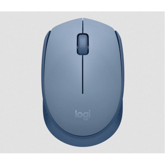 Безжична оптична мишка LOGITECH M171, USB, Син/Сив