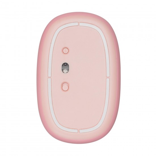 Безжична оптична мишка RAPOO M660, Multi-mode, Свързване с 3 у-ва, Тиха, Розова