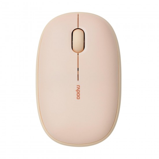 Безжична оптична мишка RAPOO M660, Multi-mode, Свързване с 3 у-ва, Тиха, Бежова