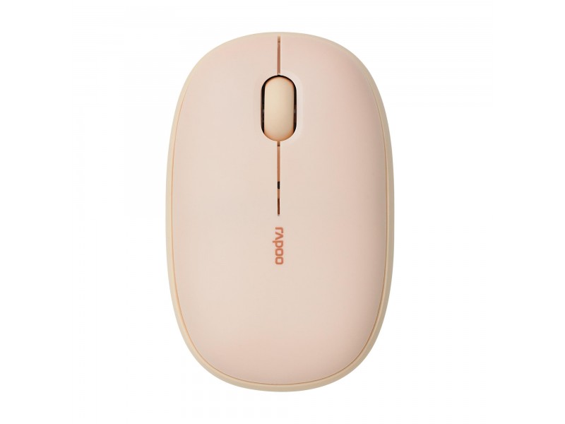 Безжична оптична мишка RAPOO M660, Multi-mode, Свързване с 3 у-ва, Тиха, Бежова