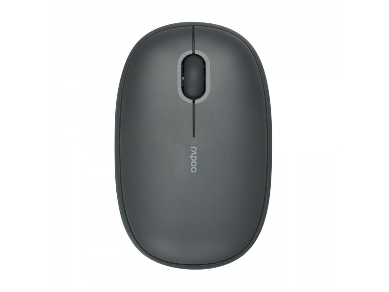 Безжична оптична мишка RAPOO M660, Multi-mode, Свързване с 3 у-ва, Тиха, Тъмно сива