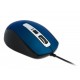 Оптична мишка DeLock, USB-A, 5 бутона , Синя