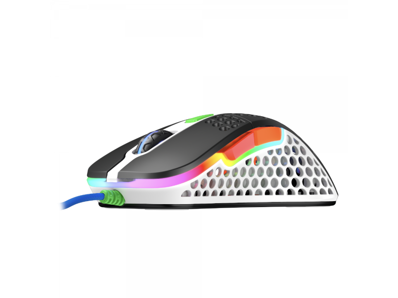 Геймърска мишка Xtrfy M4 Street, RGB, Бял