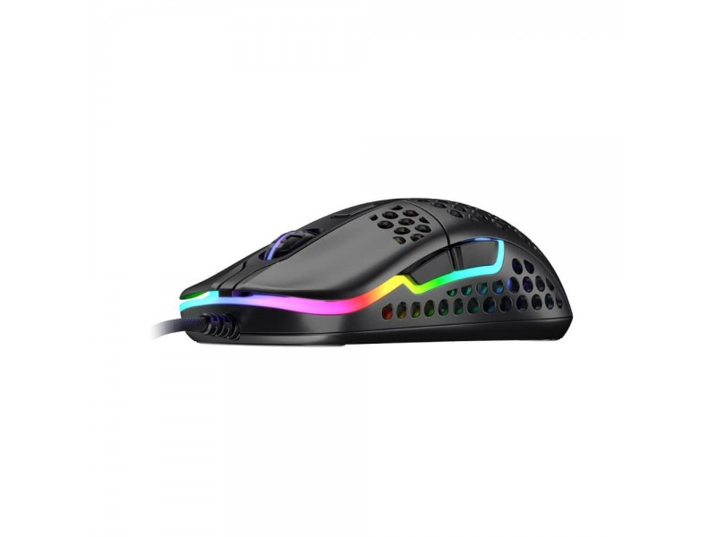 Геймърска мишка Xtrfy M42 Black, RGB, Черен