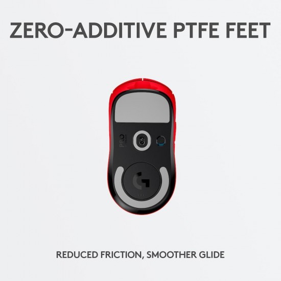 Геймърска мишка Logitech G Pro Wireless Red