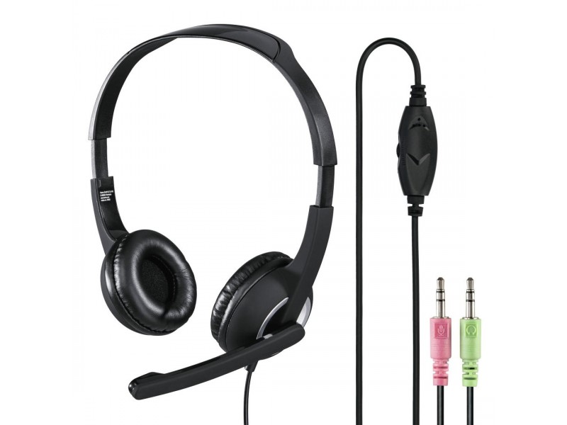 Слушалки с микрофон HAMA HS-P150, Черен