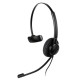 Слушалки с микрофон Addasound Crystal 2731 Mono, UC, QD,черни