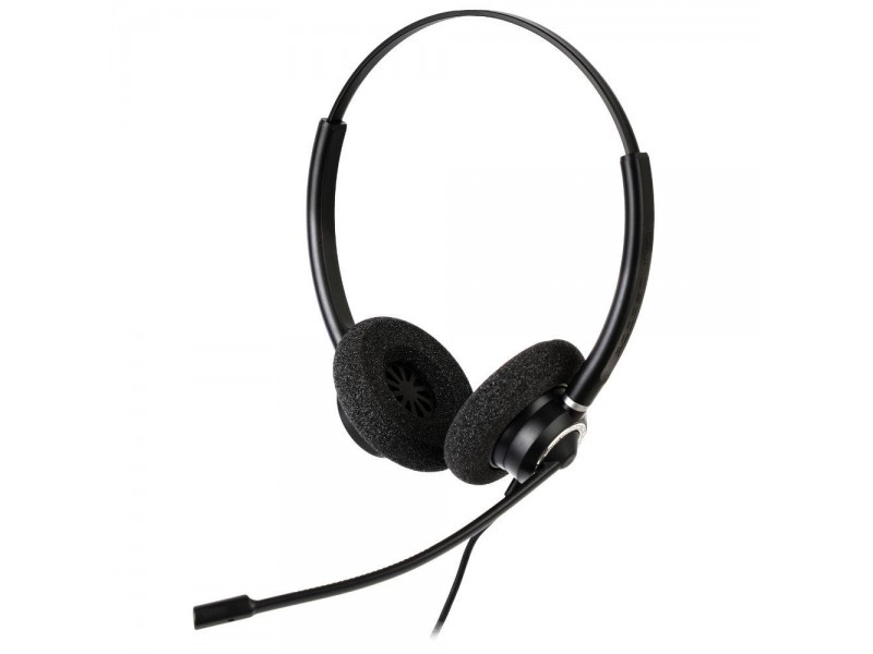 Слушалки с микрофон Addasound Crystal 2732 Duo, UC,QD, черни