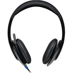 Слушалки с микрофон Logitech H540, USB
