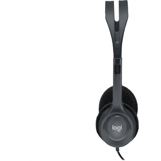 Слушалки с микрофон Logitech H111, 3.5mm