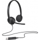 Слушалки с микрофон Logitech H340, USB