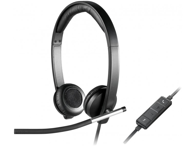 Слушалки с микрофон Logitech H650e, USB