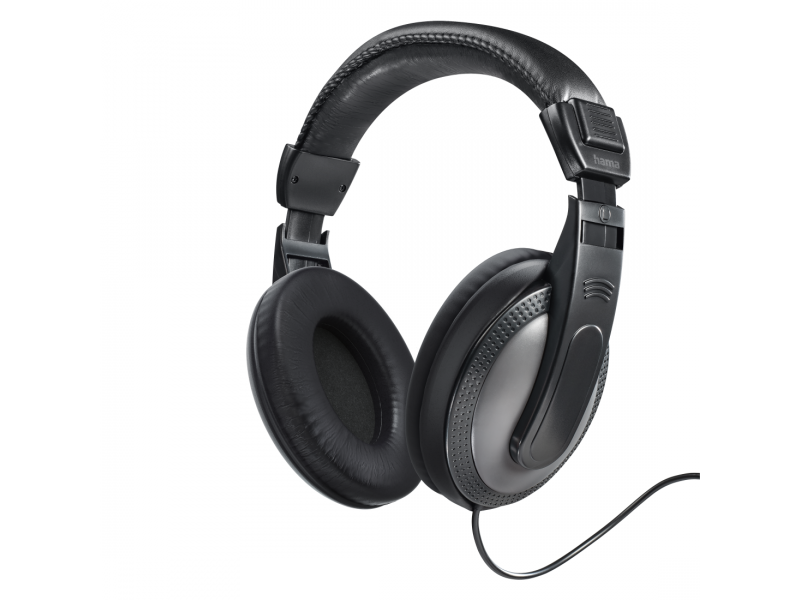 Стерео слушалки HAMA ShellTV, Over-ear, 6 м кабел, 113dB, Черен