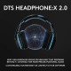 Геймърски слушалки Logitech,  G935 7.1 Wireless 7.1 Surround Lightsync, Безжични, Черни
