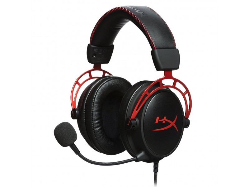 Геймърски слушалки HyperX Cloud Alpha, Черен/Червен