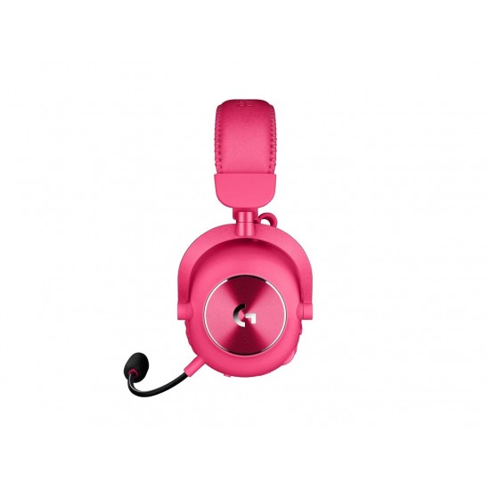 Безжични Геймърски слушалки Logitech PRO X 2 Magenta