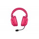 Безжични Геймърски слушалки Logitech PRO X 2 Magenta