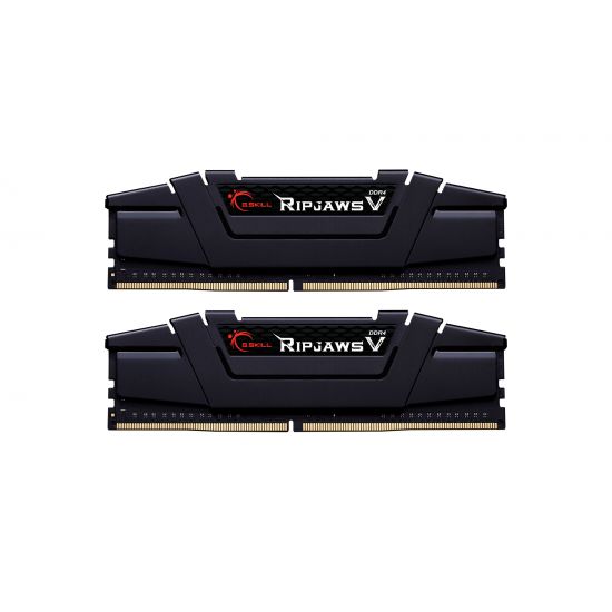 Памет G.SKILL Ripjaws V Black 32GB(2x16GB) DDR4 PC4-25600 3200MHz CL16 F4-3200C16D-32GVK