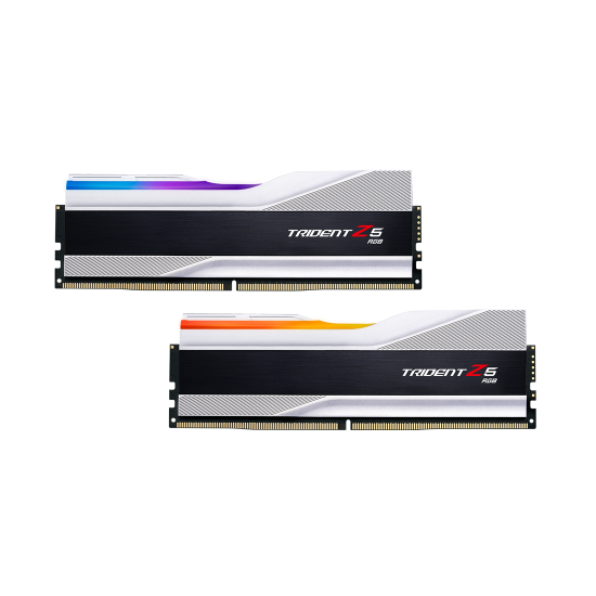 Памет G.SKILL Trident Z5 Silver RGB 32GB(2x16GB) DDR5 PC5-48000 6000MHz CL36 F5-6000J3636F16GX2-TZ5RS