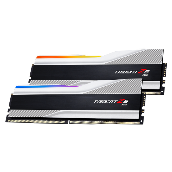 Памет G.SKILL Trident Z5 Silver RGB 32GB(2x16GB) DDR5 PC5-48000 6000MHz CL36 F5-6000J3636F16GX2-TZ5RS