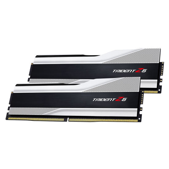 Памет G.SKILL Trident Z5 Silver 32GB(2x16GB) DDR5 PC5-48000 6000MHz CL40 F5-6000J4040F16GX2-TZ5S