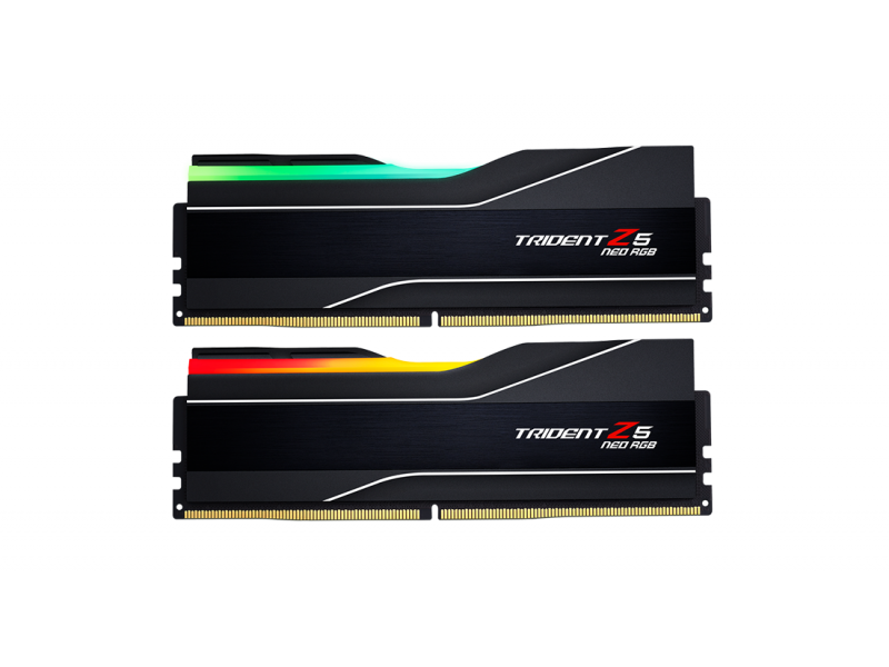 Памет G.SKILL Trident Z5 Neo RGB Black 64GB(2x32GB) DDR5 PC5-48000 6000MHz CL302 F5-6000J3040G32GX2-TZ5NR